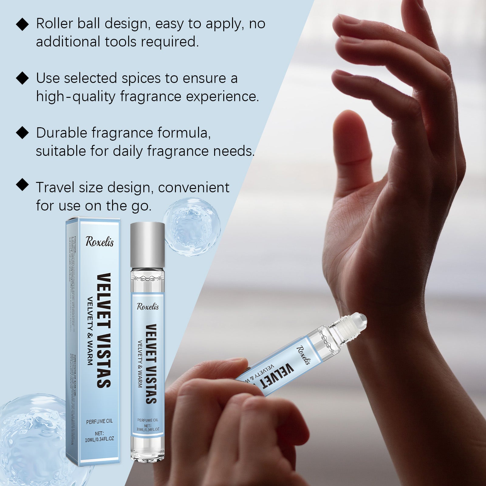 Purple Orchid Ball Perfume For Women Floral Ball Perfume Elegant Fragrance With Natural Charm