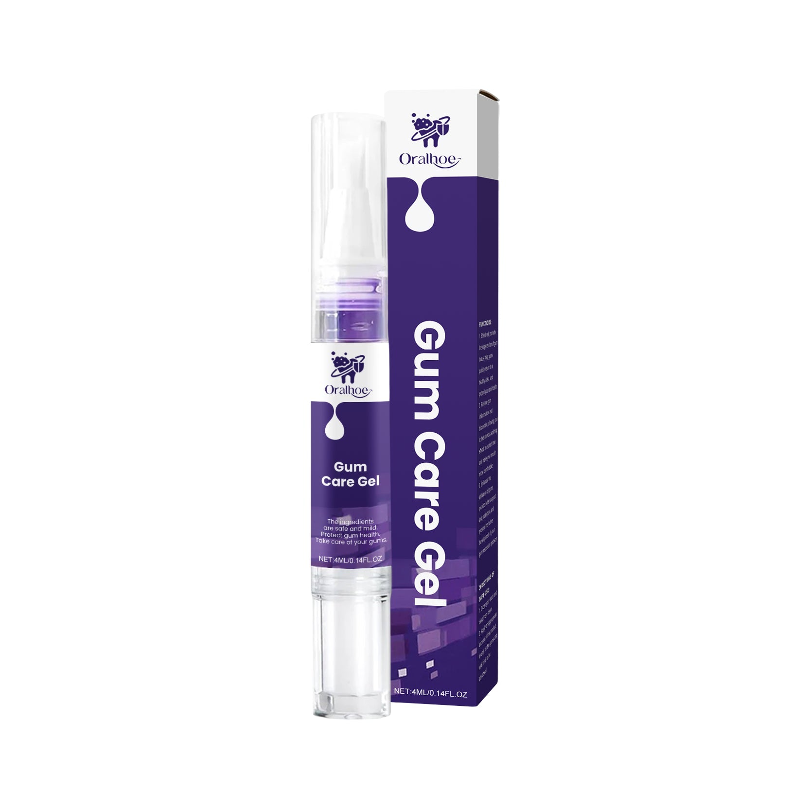 Purple Gum Care Gel Deep Cleans Stains And Gently Protects Gums For Dental Care