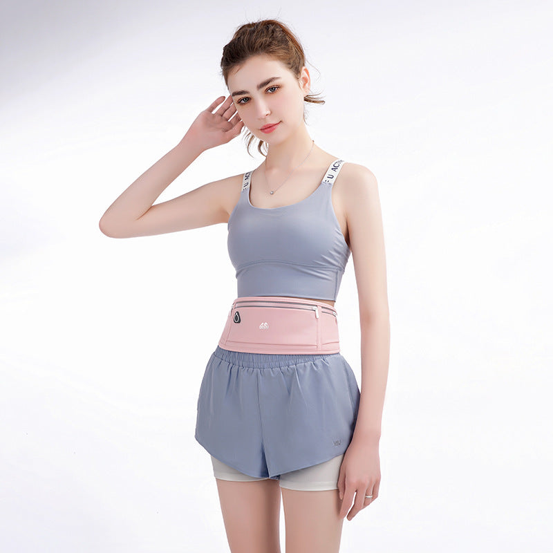 "Outdoor Sports Waist Pack, Large Capacity Waterproof Mobile Phone Pouch, Unisex Running Fitness Elastic Waist Bag"