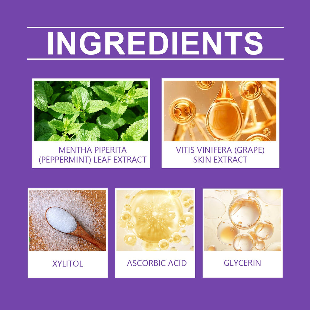 Purple Toothpaste Gently Cleans Odors, Dirt And Brightening Teeth Daily Hygiene Care Toothpaste