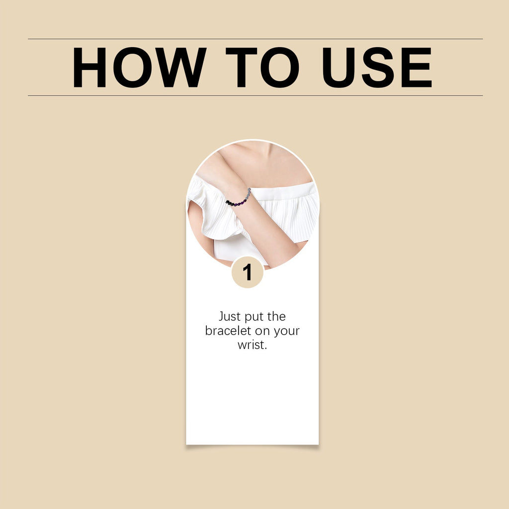 Purple Glass Bracelet, Glass Crystal Personality Fashion Decorative Clothing Accessories Hand Beaded Bracelet